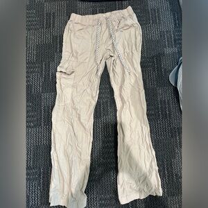 Kahki color aerie parachute pants